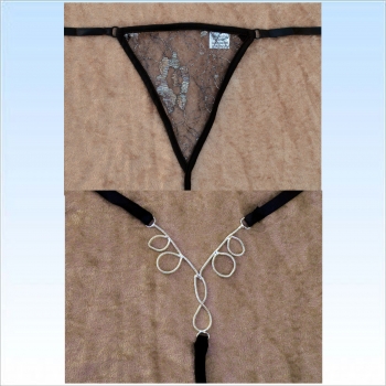 Stringtanga mit Applikationen