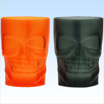 Halloween Becher Totenkopf Trinkbecher
