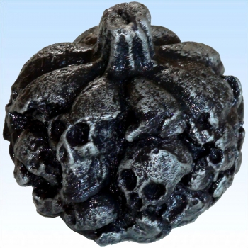 Halloween Kerze Totenkopf