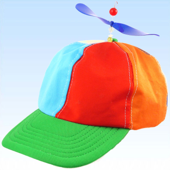 Baseball Cap mit Propeller Orange Blau Rot Gelb Basecap