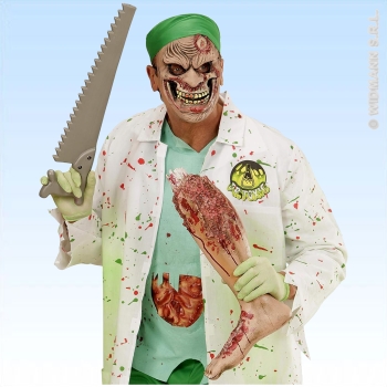Halbmaske Zombie Arzt Horror Faschingsmaske