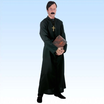Priesterkostüm Gr. 48/50 Kostüm Pater Pfarrer Geistlicher - Kopie