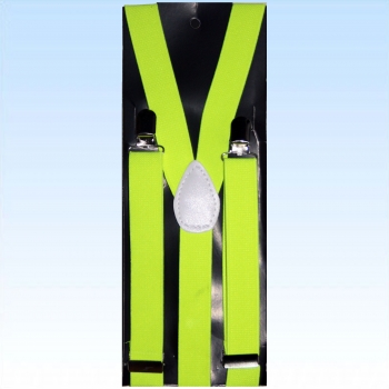 Y - Form Hosenträger Neon Gelb