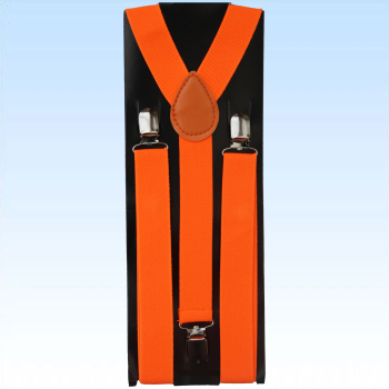 Y - Form Hosenträger Neon Orange
