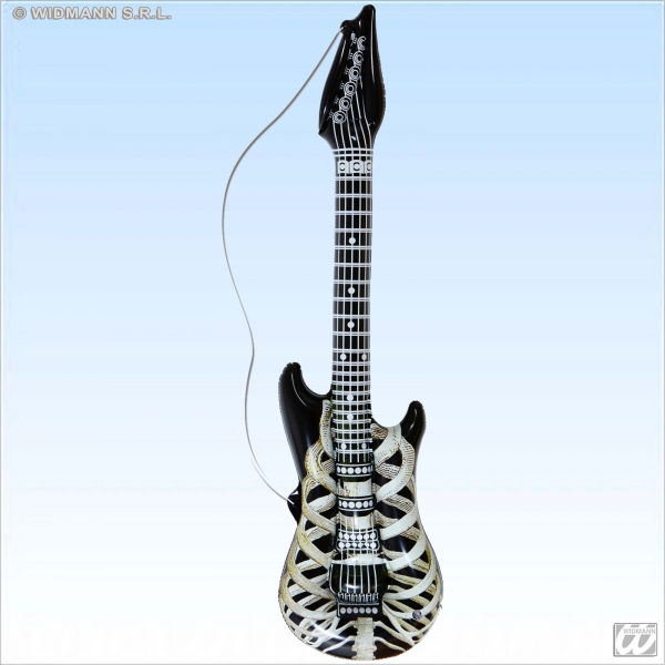 Aufblasbare Gitarre Skelett Horrorgitarre