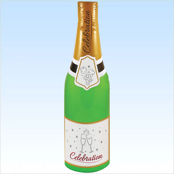 Aufblasbare Champagner Flasche