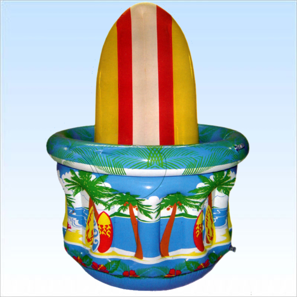 Getränkekühler mit Surfbrett aufblasbar