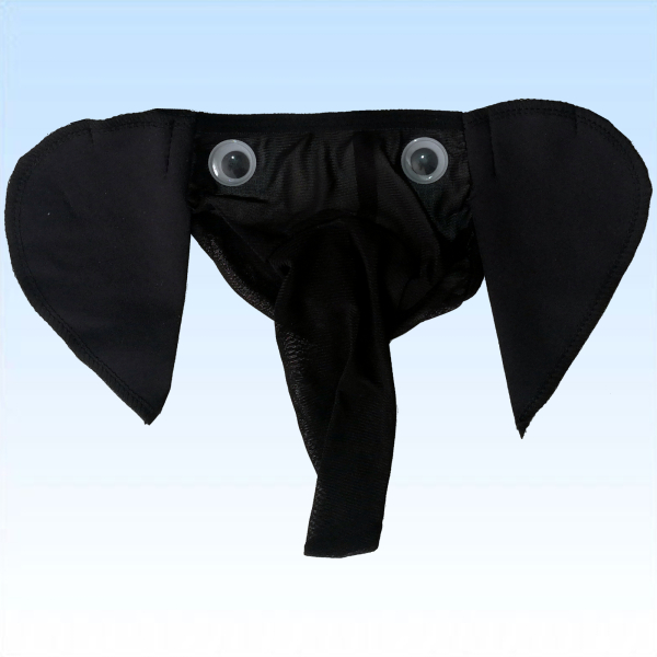 Tanga Elefant Schwarz
