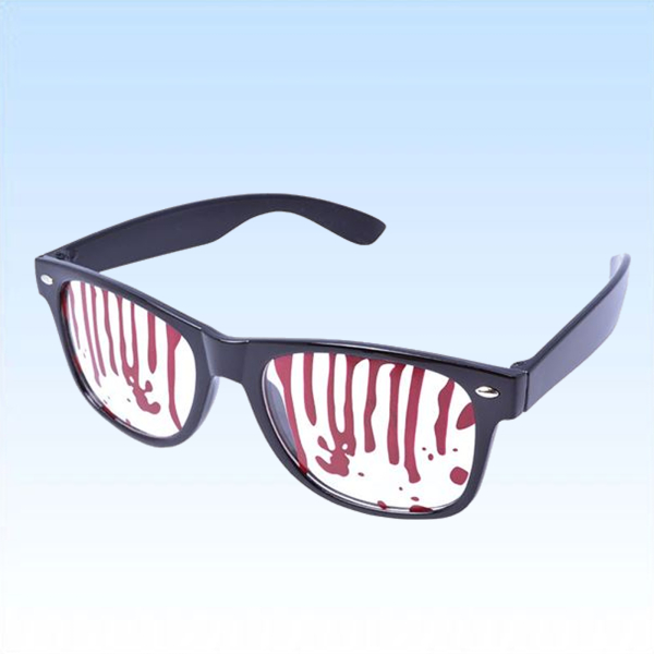 Blutige Brille Blutbrille Scherzartikel