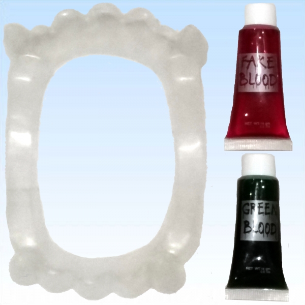 Make up Blut rot und grün