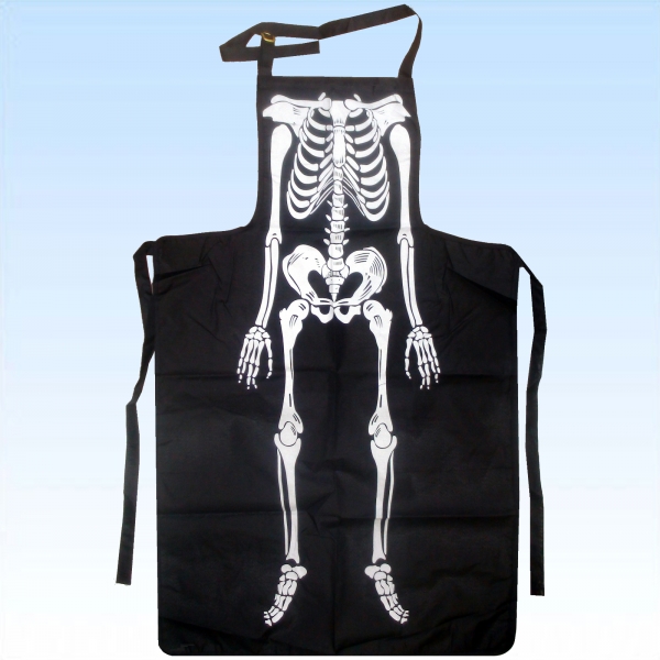 Horrorschürze Skelett Funschürze