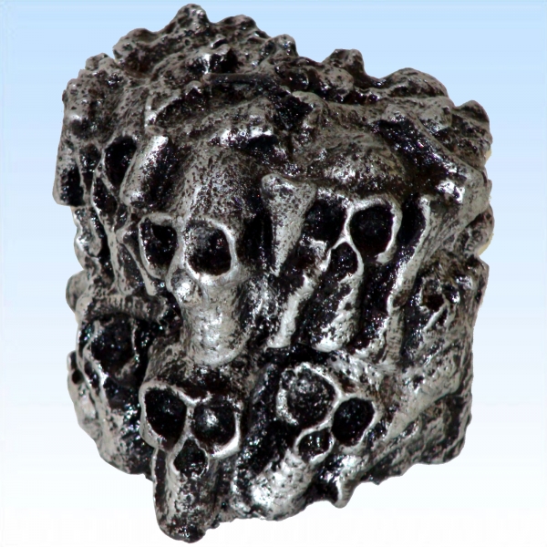 Halloween Kerze Totenkopf