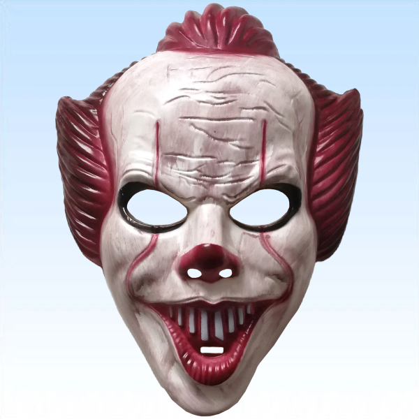 Maske Horror Clown Halbmaske