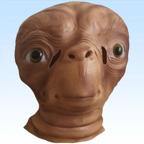 Vollmaske niedliches Alien Alienmaske