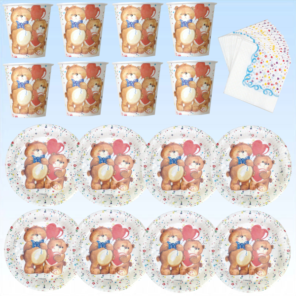 Kinderpartyset Bärchen