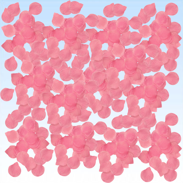 Stoff Rosenblätter Pink