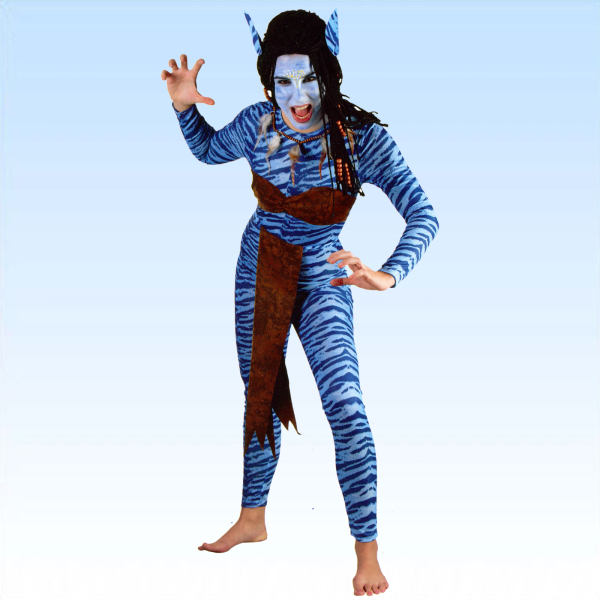 Kostüm blaue Kriegerin