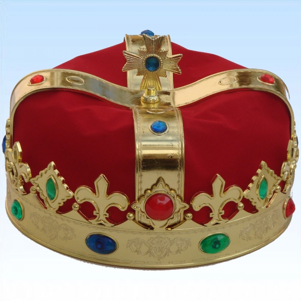 Krone König rot/gold