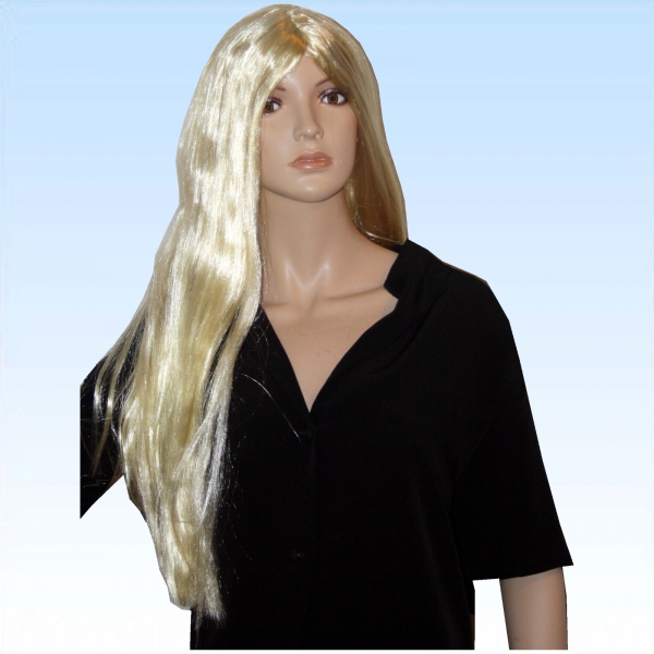 Hippieperücke lang blond