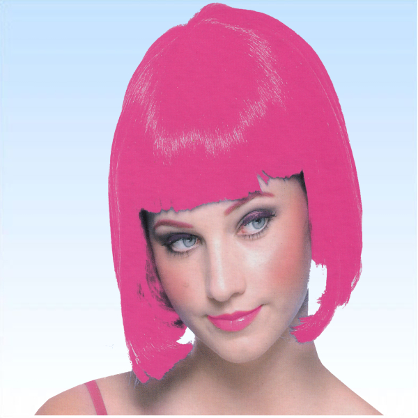 Perücke Sexy Holly Pink Pagenkopf
