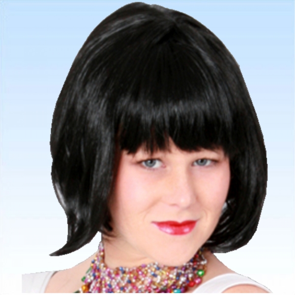 Kurzhaarperücke BOBline SCHWARZ