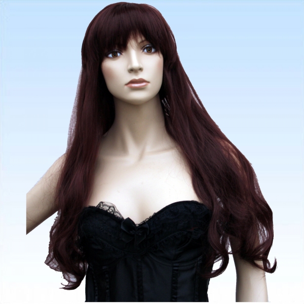 Langhaarperücke Susi braun