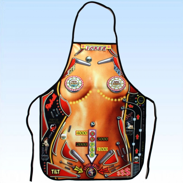 Grillschürze Flipper Pinball Funschürze