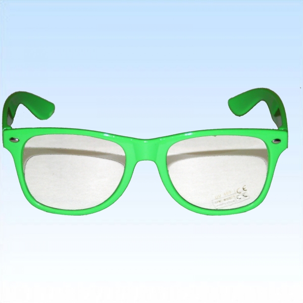 Partybrille Grün Komplettbrille