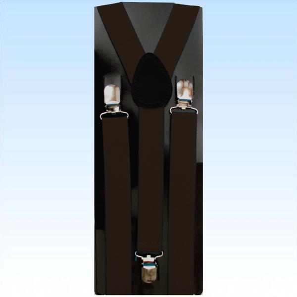 Y - Form Hosenträger Dunkelbraun