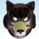 Tier Maske Wolf Tiermaske Halbmaske