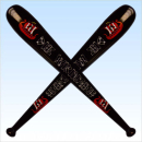 2 x Wikinger Keule aufblasbare Wikingerkeule