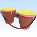 aufblasbare Bongo Trommeln