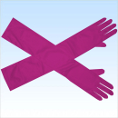 Extra lange pink Handschuhe