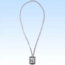 Metallkette mit Rasierklinge