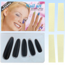 Schwarze Horror Fingernägel