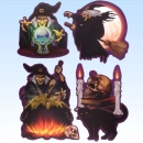 Horror Fensterbild Hexen