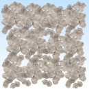 Stoff Rosenblätter Silbergrau