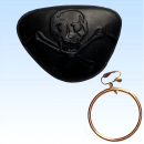 Augenklappe und Ohrring für Piraten