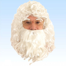 Weihnachtsmannbart Perücke Augenbrauen