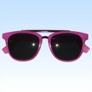 Stylische Faschingsbrille Lila