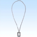 Silberne Kette mit Anhänger